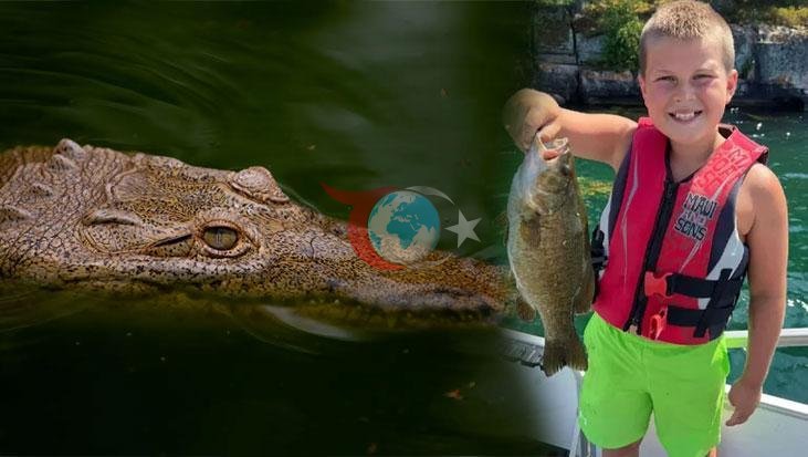 Dehşet Anları: Florida'da Babasından Kahramanca Hamle! Timsahın Üzerine Atlayıp Oğlunu Kurtardı