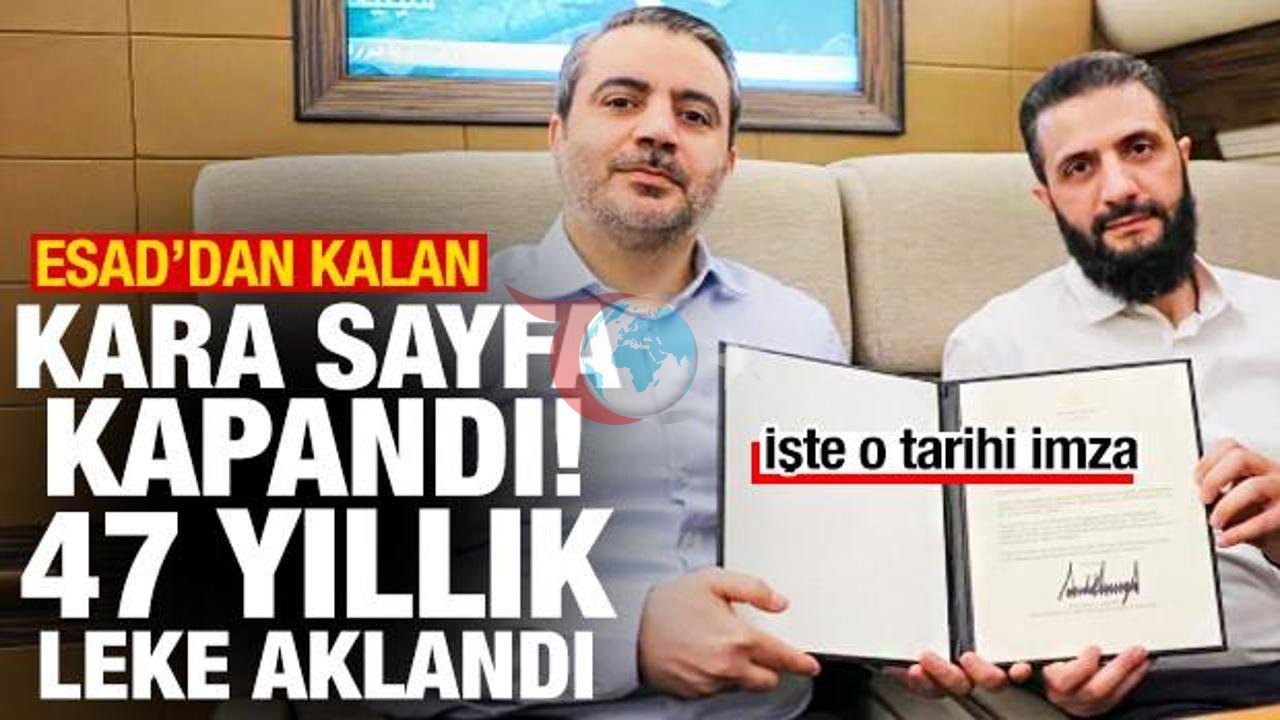 ABD'den Tarihi Karar: Donald Trump Suriye'yi 47 Yıllık Terör Listesinden Çıkarıyor