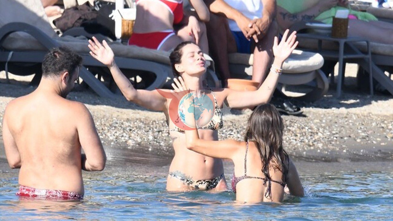 Özge Özpirinççi və Burak Yamantürkün Bodrum tətili: Dənizdə Əyləncəli Anlar