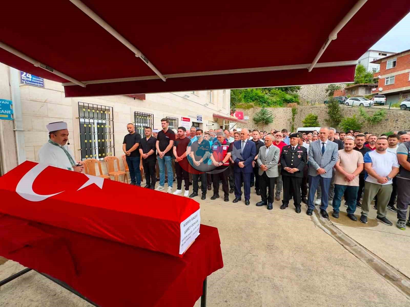 Ordu'da Kıbrıs Gazisi Ahmet Özkan'a Veda: Askeri Törenle Son Yolculuğuna Uğurlandı