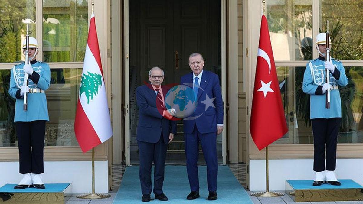 Cumhurbaşkanı Erdoğan, Lübnan Başbakanı Nawaf Selam ile Vahdettin Köşkü'nde Bir Araya Geldi