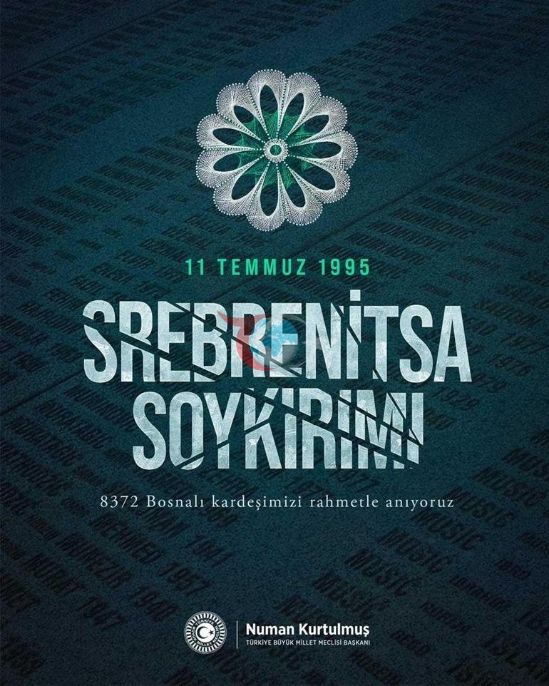TBMM спикери Куртулмуштан Сребреница геноциди бөлүшүү