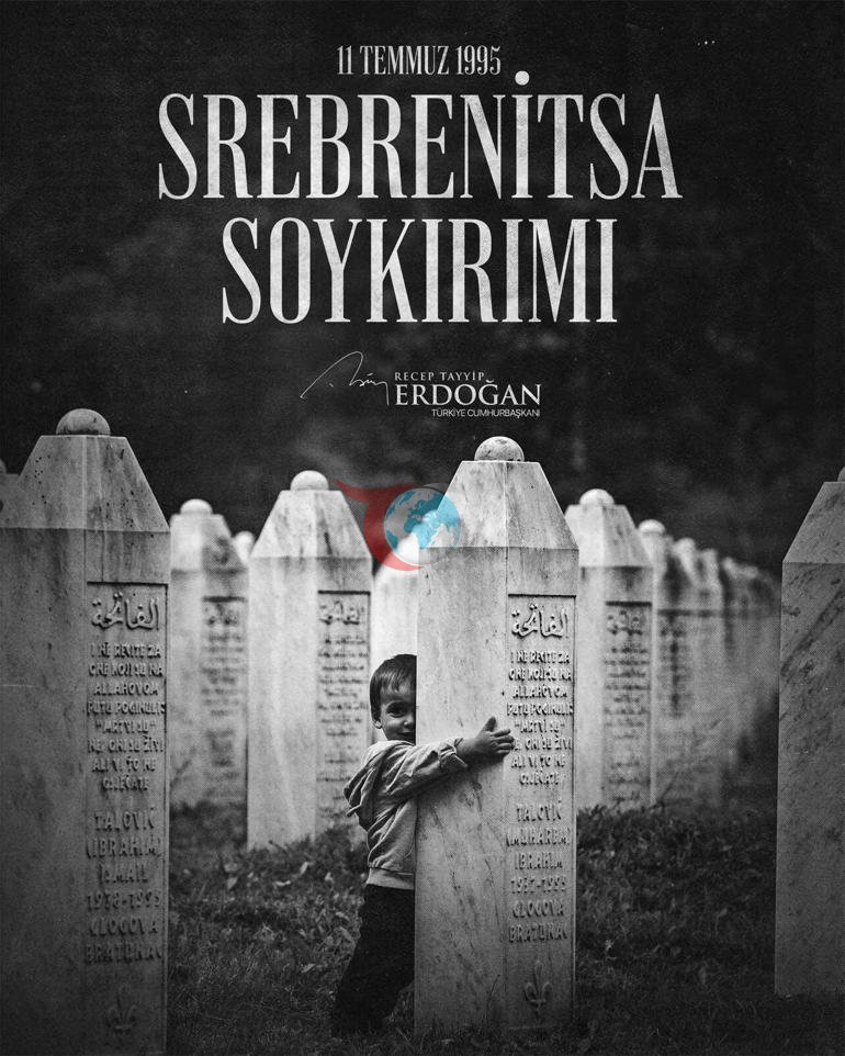 Prezident Ərdoğan Srebrenitsa Soyqırımında həyatını itirənləri yad etdi