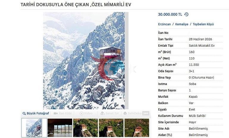 Ünlü filmin çekildiği meşhur ev satılığa çıktı İlçenin sembolü oldu