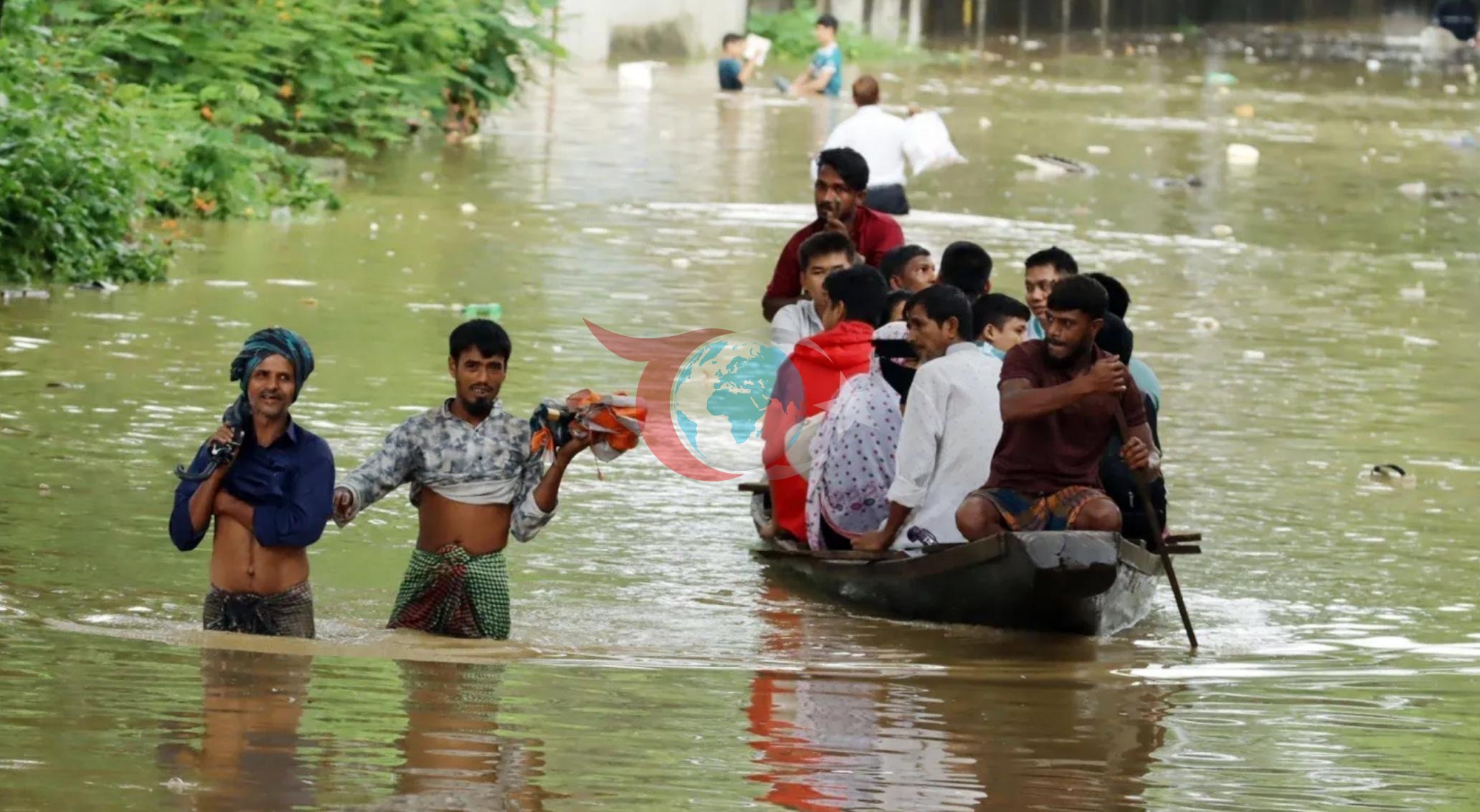 Bangladeş'te Muson Felaketi: Can Kaybı Artıyor, 1 Milyondan Fazla Kişi Sel Suları Altında