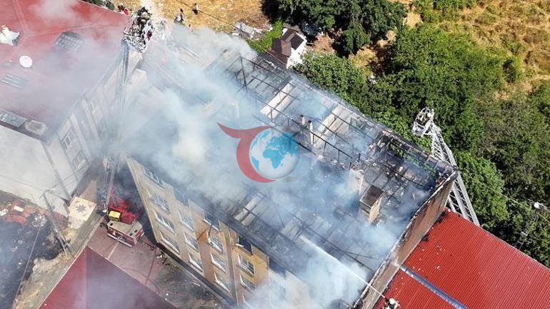 Damda aparılan işlər fəlakətə çevrilib. Alov saniyələr ərzində mənzillərə yayılıb