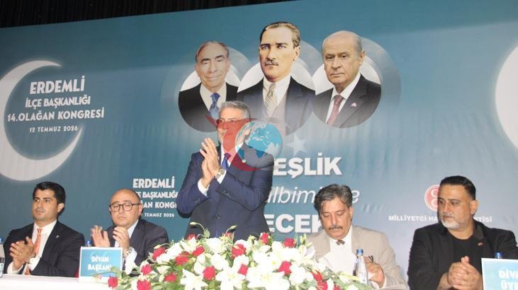 MHP Erdemli'de Güven Tazeledi: Erol Erdoğan Yeniden İlçe Başkanı Seçildi