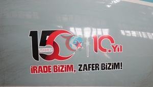 15 Temmuz Demokrasi ve Millî Birlik Gününün 10. yıl logosu 10 YHT setinde yolcularla buluşacak