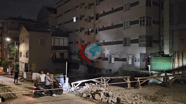 Bahçelievler’de kolonlarından sesler gelen bina tahliye edildi