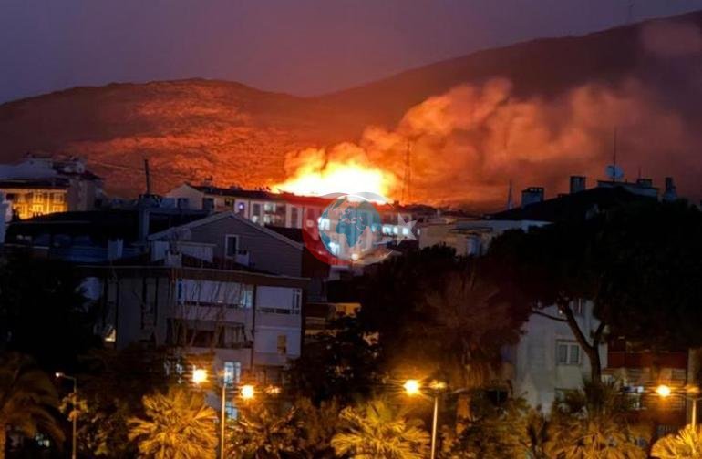 Balıkesirde aniden bastıran fırtına hayatı felç etti Sokakları su bastı, ağaçlar devrildi