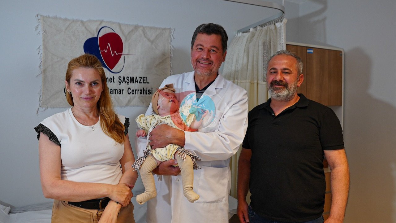 Medipol'de Mucize Kurtuluş: Anne Karnında Teşhis Edilen Elif Bebek 4 Ameliyatla Hayata Tutundu