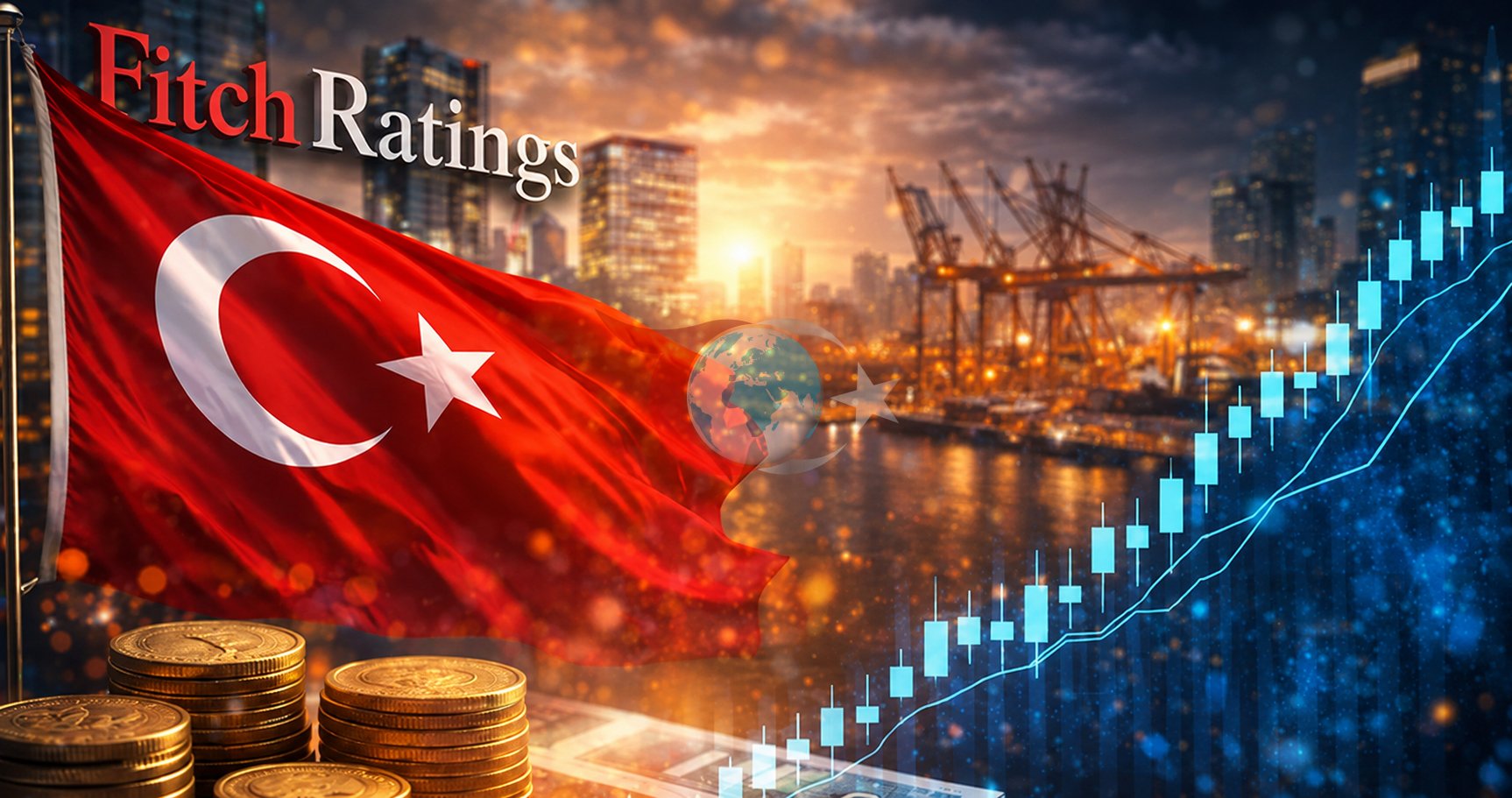 Fitch Türkiye'nin Kredi Notunu Açıkladı: Ekonomide Dengelenme ve Büyüme Beklentisi Öne Çıkıyor