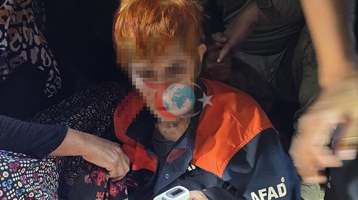 Alanya'da Kaybolan 83 Yaşındaki Alzheimer Hastası Kadın Termal Kameralı Dronla Bulundu