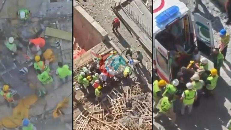 Beylikdüzündə tikintidə dəhşətli qəza. İskeledən yıxılan 21 yaşlı işçi həyatını itirdi.