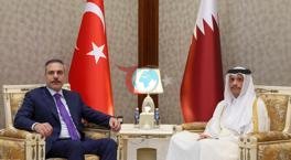 Dışişleri Bakanı Hakan Fidan, Katar Başbakanı ve Dışişleri Bakanı Al Sani ile görüştü