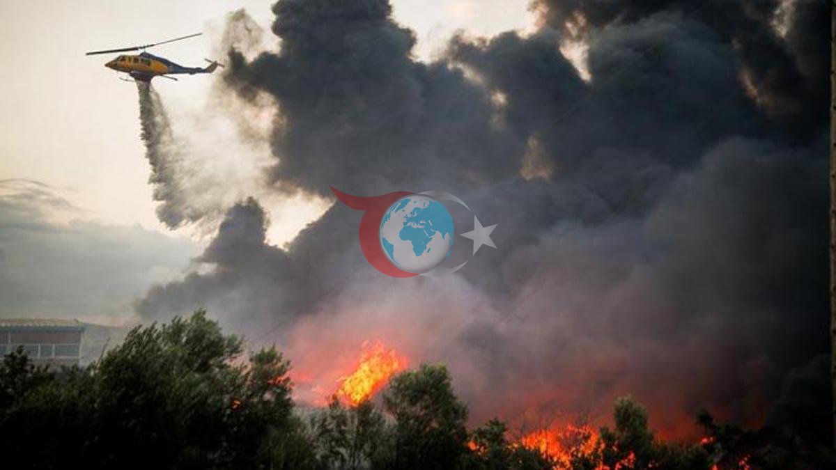 Yunanistan Alevlere Teslim: Eğriboz ve Salamina Adalarında Orman Yangını Alarmı