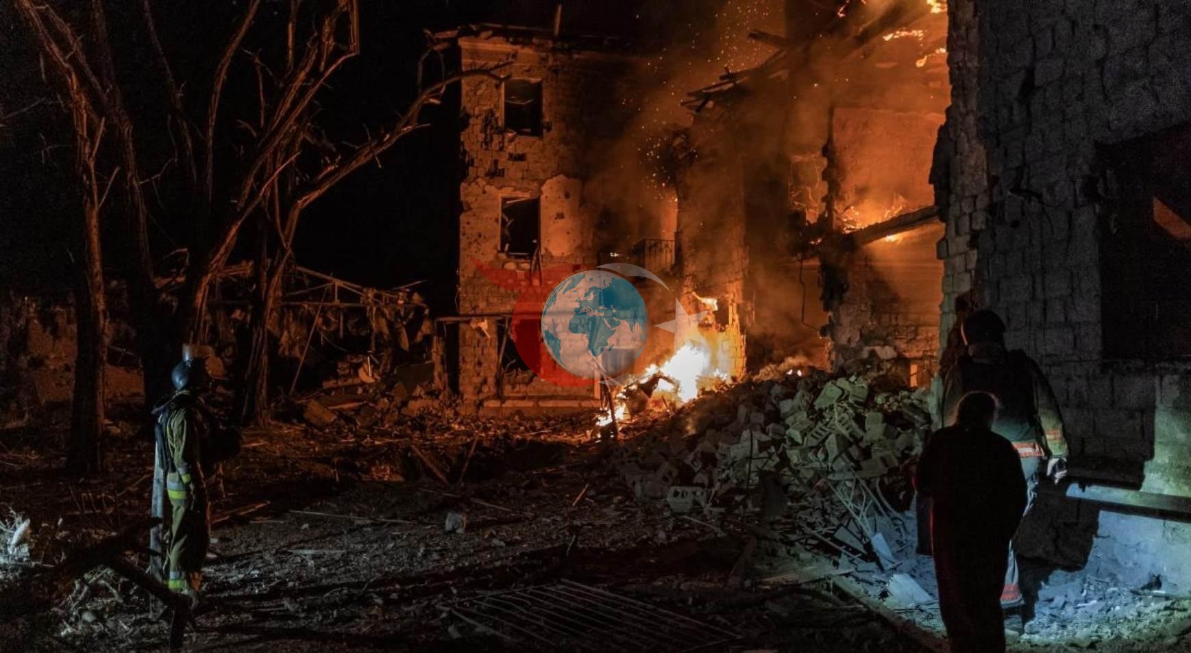 Rusya'dan Ukrayna'ya Dev Hava Saldırısı: 166 Füze ve SİHA ile Kiev Hedef Alındı!