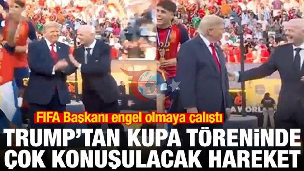 Dünya Kupası Töreninde Donald Trump Krizi: FIFA Başkanı Infantino Engellemeye Çalıştı!
