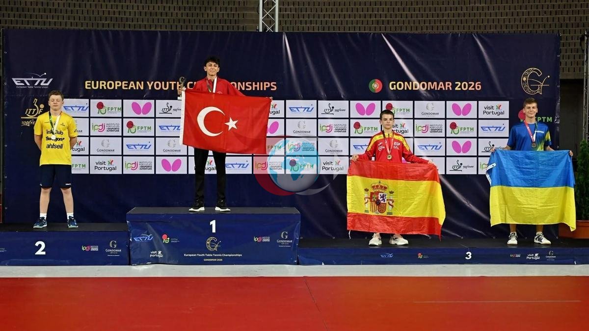 Milli Masa Tenisçisi Görkem Öçal Avrupa Şampiyonu Oldu: Portekiz'de Tarihi Zafer