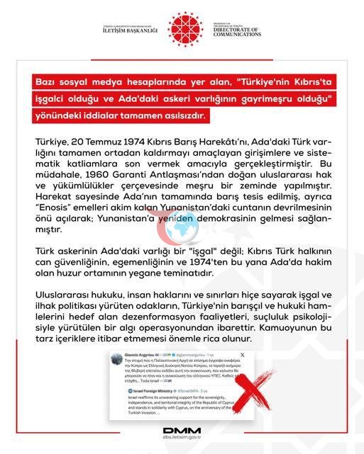 DMM-dən Kipr bəyanatı