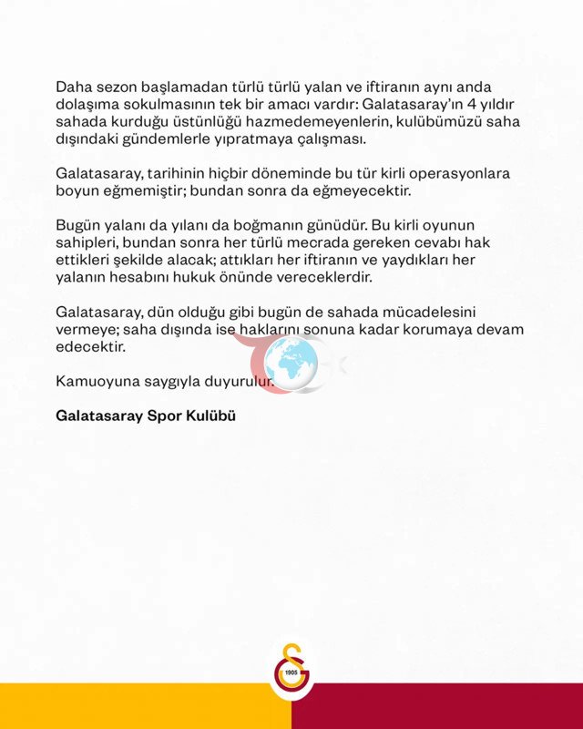 Galatasaray'dan bahis iddialarına sert açıklama: Yasal haklarımızı kullanacağız - Resim: 1