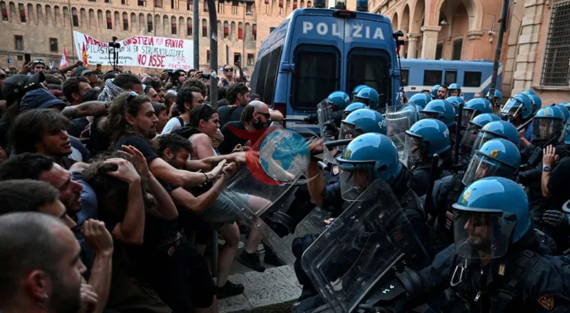İtalya'da Polis Şiddeti İsyanı: Gözaltında Ölüm Bologna Sokaklarını Savaş Alanına Çevirdi
