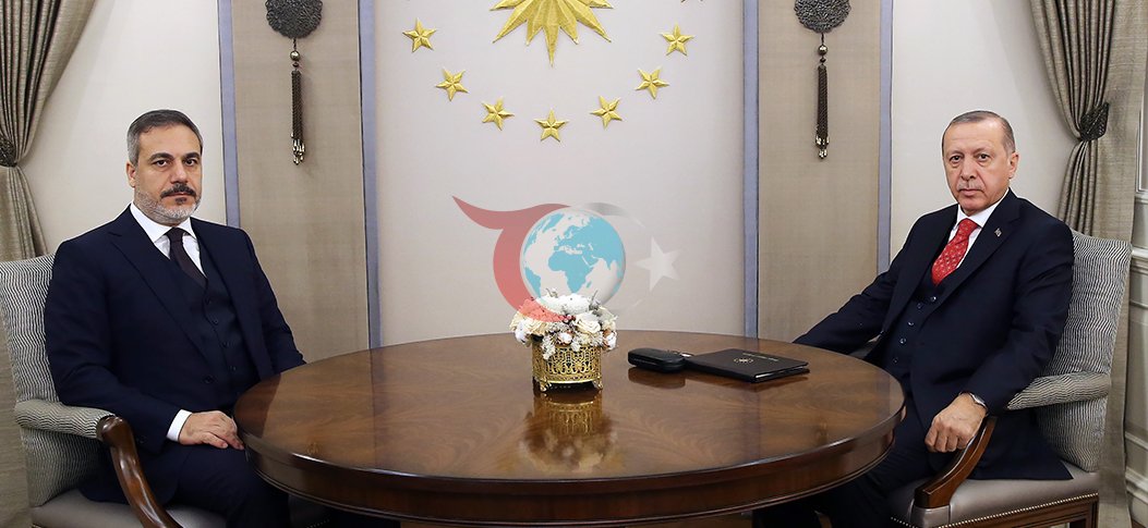 Cumhurbaşkanı Erdoğan ve Dışişleri Bakanı Hakan Fidan