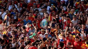 Dünya şampiyonu İspanya Milli Takımı kahramanlar gibi karşılandı