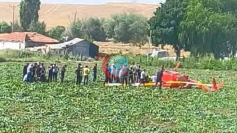 Son dakika... Ankarada eğitim helikopteri düştü