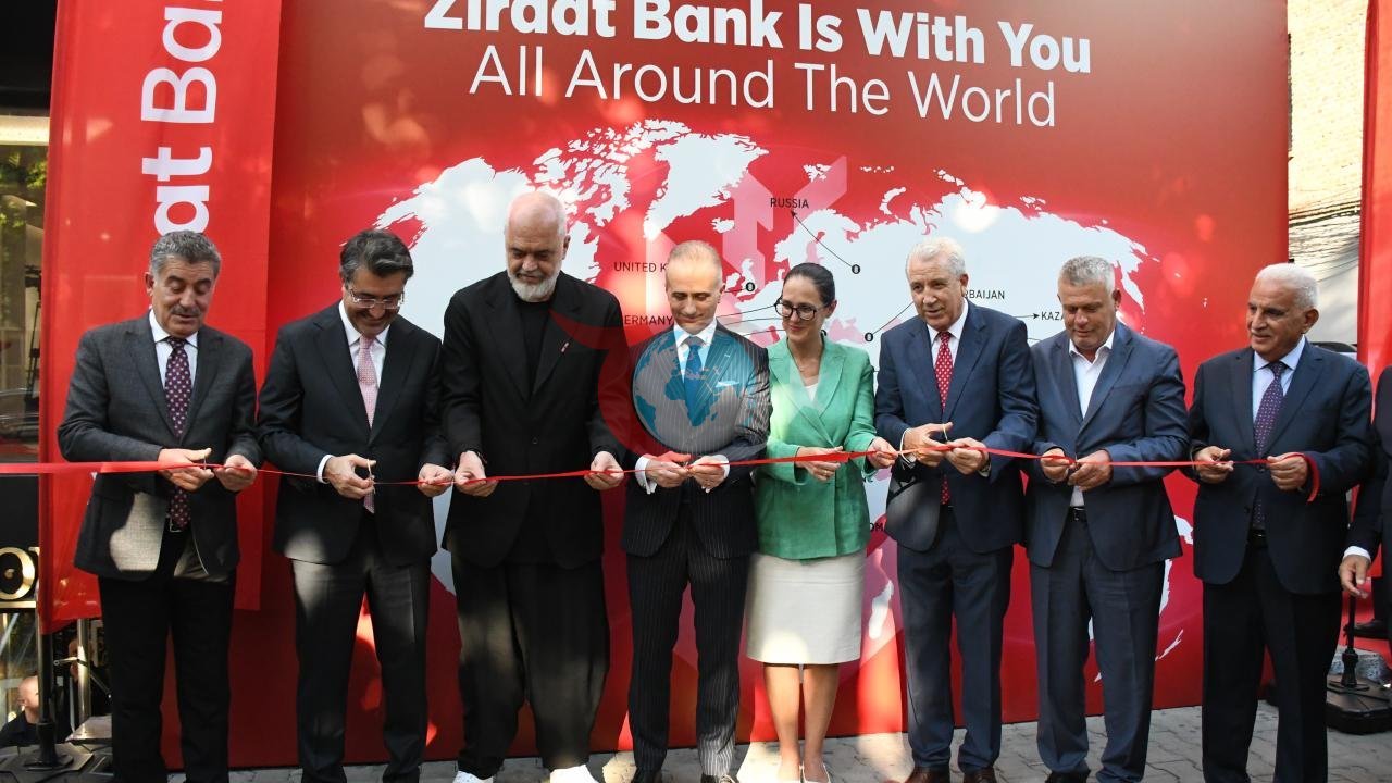 Ziraat Bankası Arnavutluk'ta Yeni Şubesini Açtı: Balkanlar'daki Güç Birliği Derinleşiyor