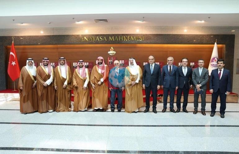AYM Başkanı Özkaya, Suudi Arabistan Adalet Bakanı ile görüştü