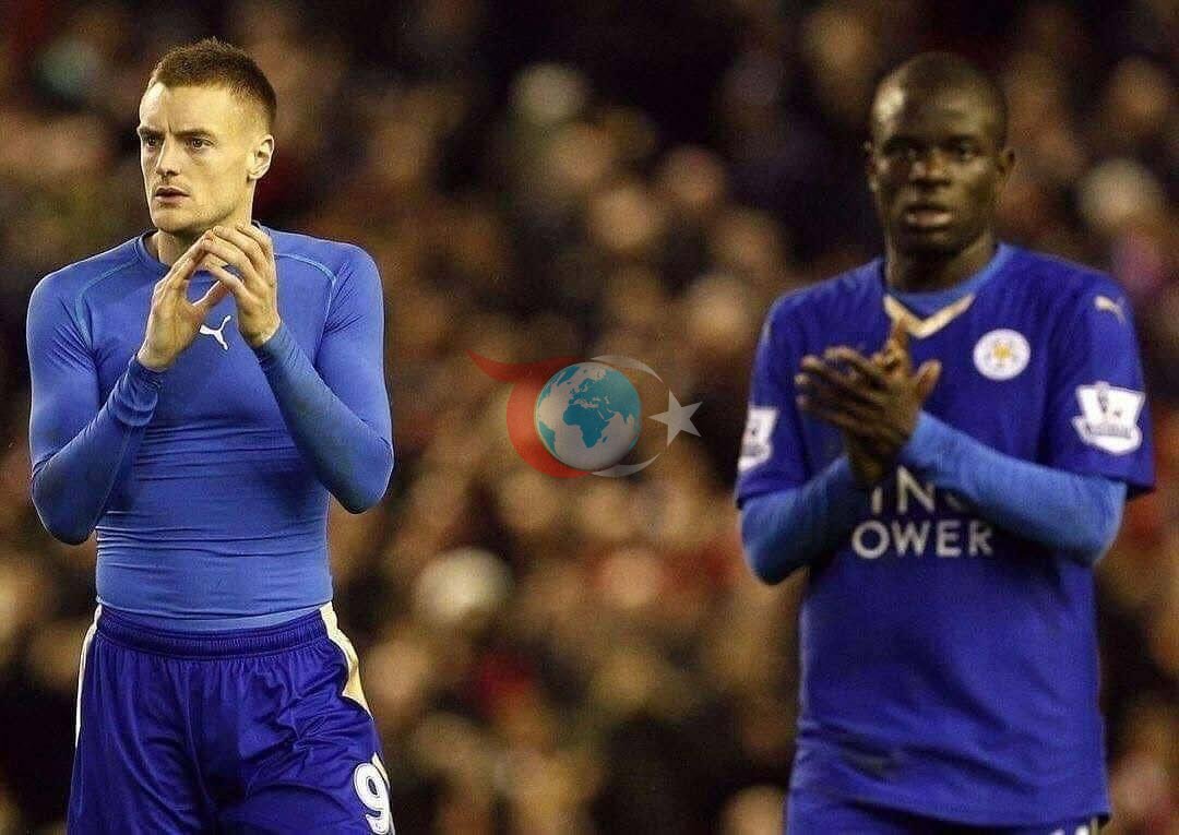 Jamie Vardy və N'Qolo Kante
