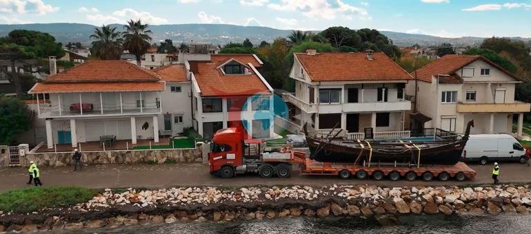 Odyssey destanındaki dönem teknesi, Troya Müzesinde sergileniyor