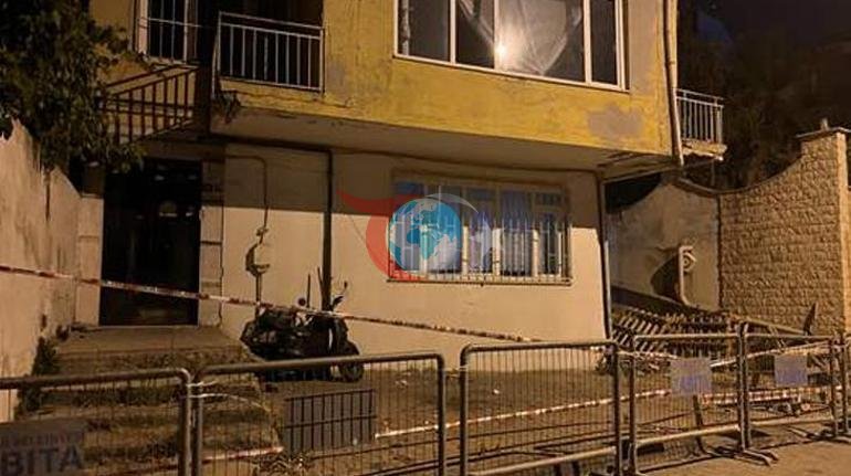4 mərtəbəli bina böyük səs-küylə çökdü və dərhal boşaldıldı