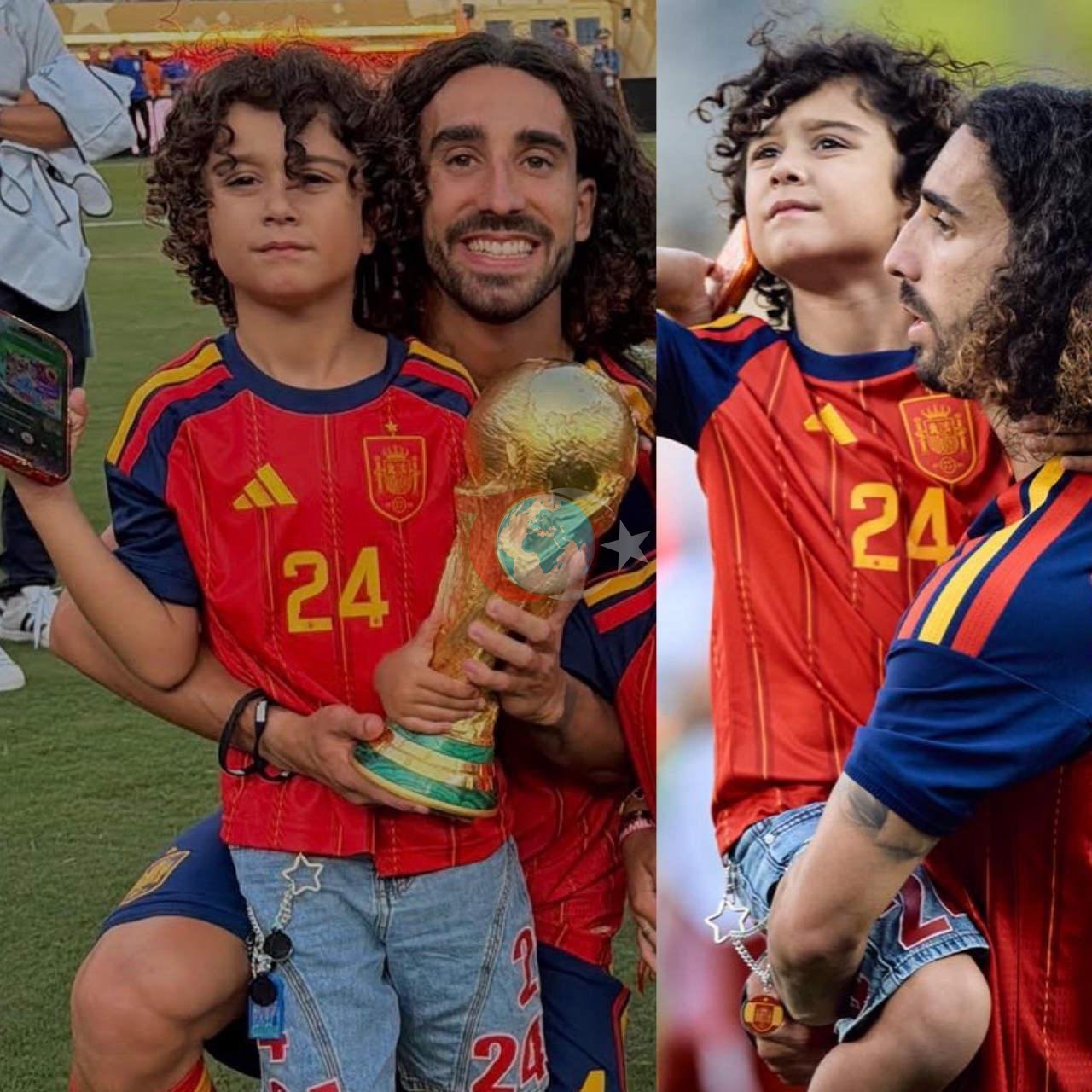 Cucurella və oğlu Mateo