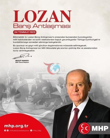 Bahçelidən Lozanna mesajı