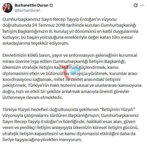 Rabitə Müdirliyinin Durandan 8-ci ildönümü mesajı