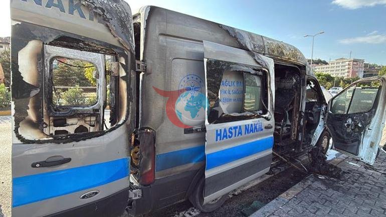 Yong'in olgan bemorni tashish mashinasida hayot uchun xavf. Haydovchining e'tibori hayotni saqlab qoldi