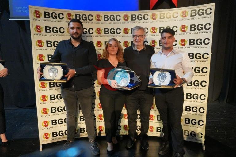 Bursa Gazeteciler Cemiyetinden DHAya 3 ödül