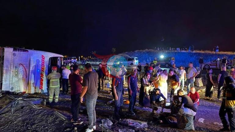 Kırıkkaledə sərnişin avtobusu sahilə aşdı: 40 yaralı var