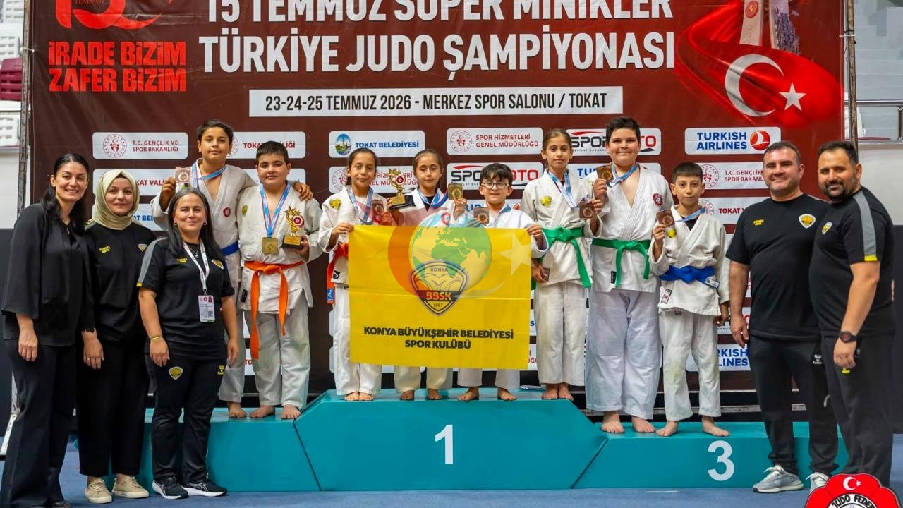 Konyalı Judoculardan Tarihi Başarı: Türkiye Şampiyonası'nda 8 Madalya Birden!