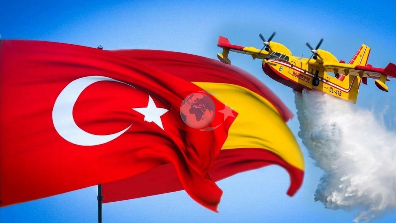 Türkiye'den İspanya'daki Dev Yangına Acil Destek: 2 Yangın Söndürme Uçağı Havalandı