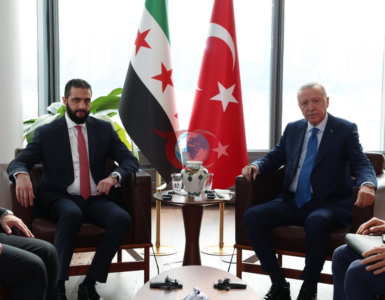 Recep Tayyip Erdoฤan ve Ahmed ลara