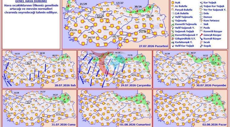 Son dakika... Dikkat Kavurucu sıcaklar geri geliyor: Meteoroloji tarih verdi