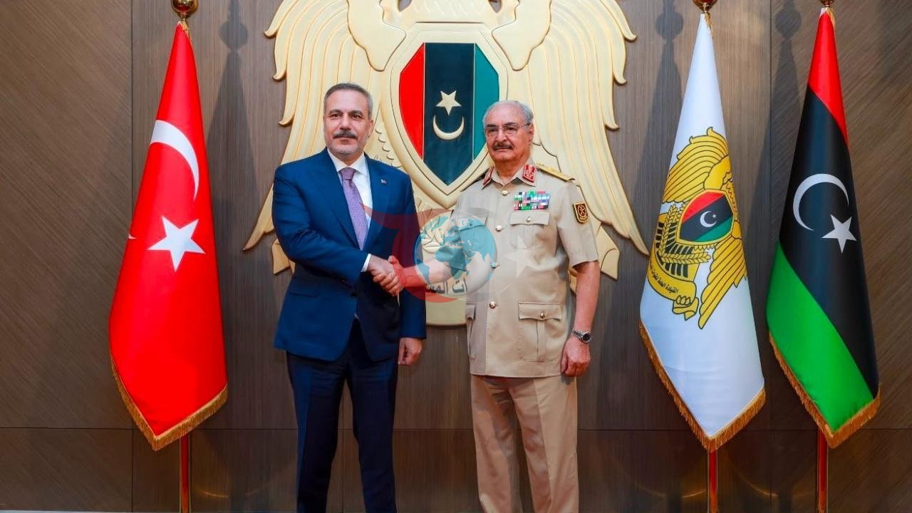 Libya'da Tarihi Zirve: Bakan Hakan Fidan, Bingazi'de Halife Hafter ile Görüştü