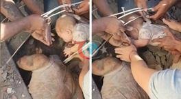 7.4’lük deprem sonrası mucize! Bebek 2 gün sonra enkazdan sağ çıktı