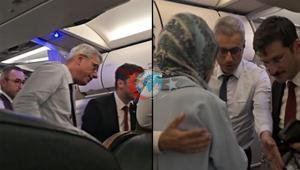 Uçakta rahatsızlanan yolcu için anons yapıldı İlk müdahaleyi Sağlık Bakanı Memişoğlu yaptı