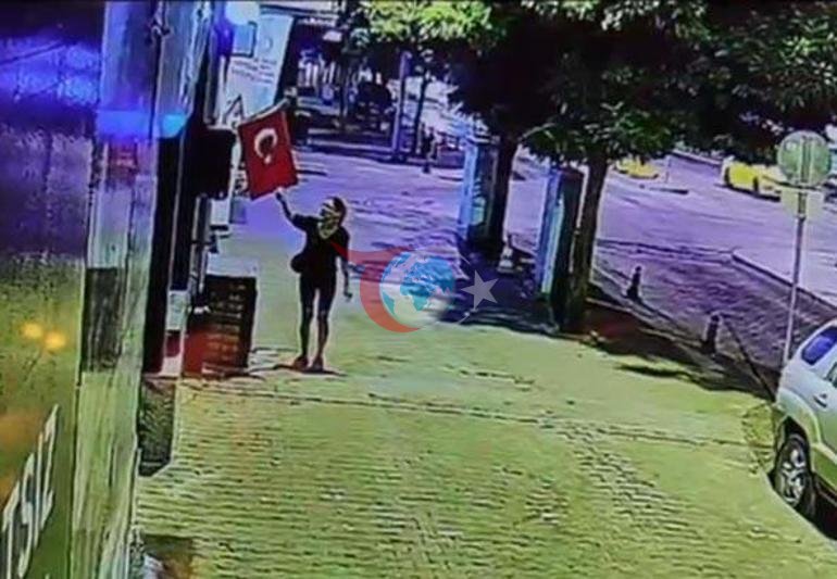 Muğlada Türk bayrağını yandıran şübhəlinin ifadəsi üzə çıxdı