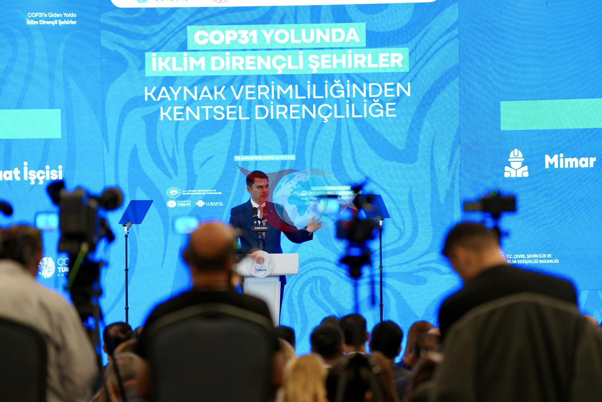 Bələdiyyələr üçün 2.5 Milyar Avro həcmində böyük İqlim Dəstəyi: Nazir Murat Kurum Yeni Maliyyələşdirmə Paketini açıqladı
