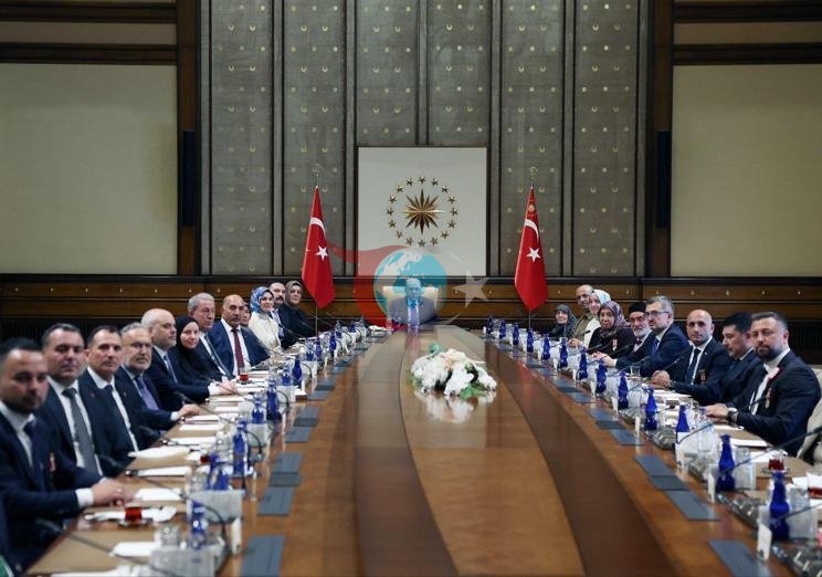 Prezident Ərdoğan şəhid ailələrini qəbul etdi